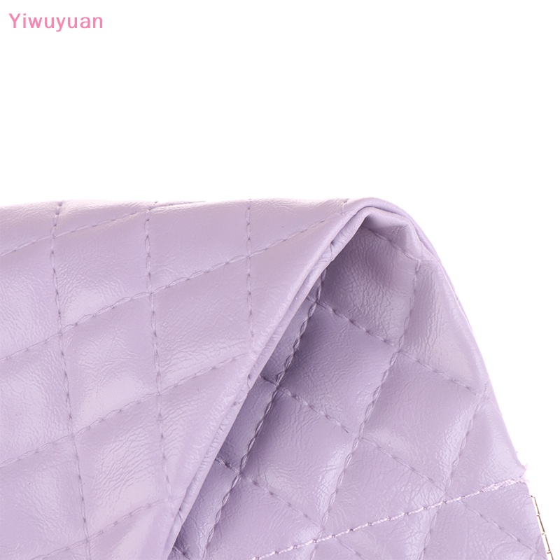 < Yiwuyuan > Túi Đựng Mắt Kính Bằng Da PVC Mềm Chống Nước Có Khóa Lò Xo Đựng Tiền Xu al Mới