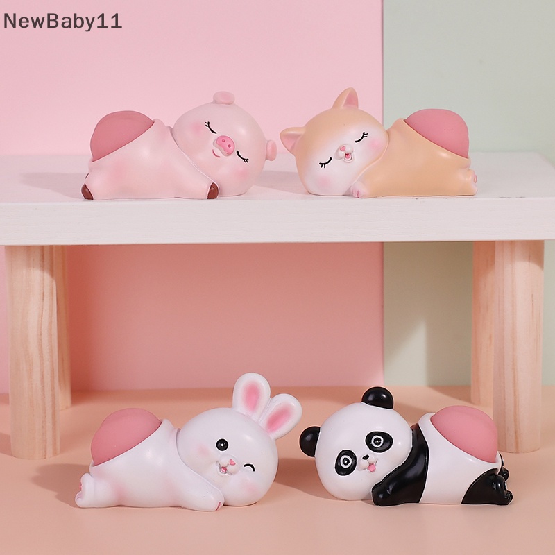 Mông Gấu Trúc / Thỏ / Heo / Mèo Mềm Mại Vui Nhộn Để Bàn Trang Trí