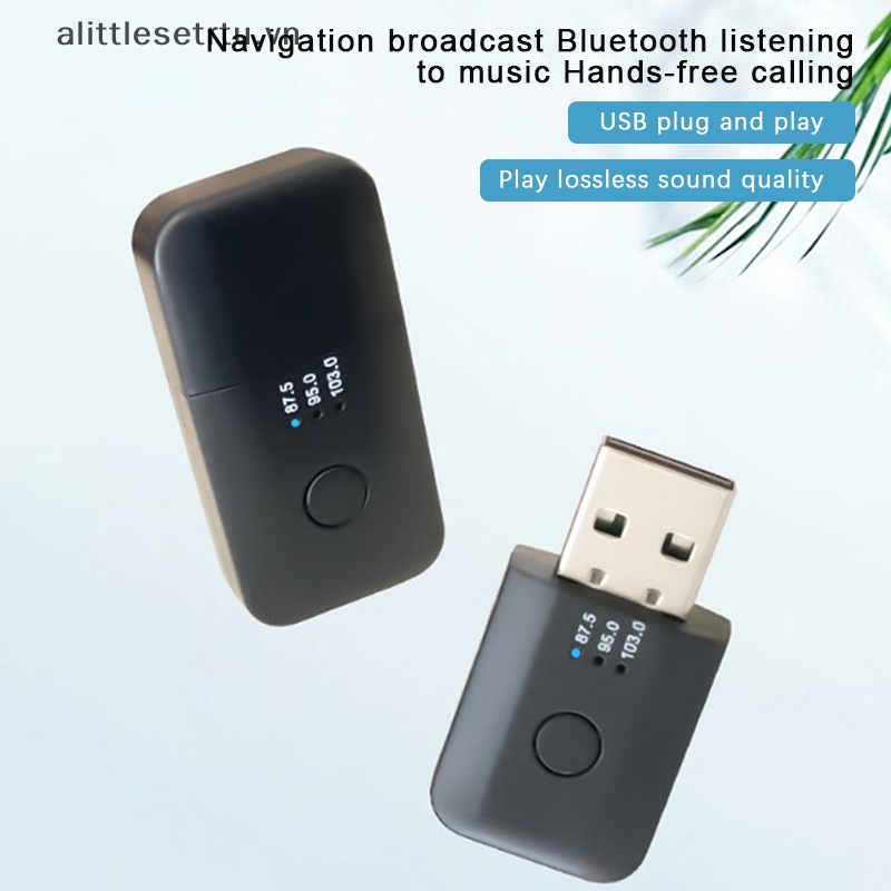 Usb Nhận Tín Hiệu Bluetooth 5.1 Cho Xe Hơi