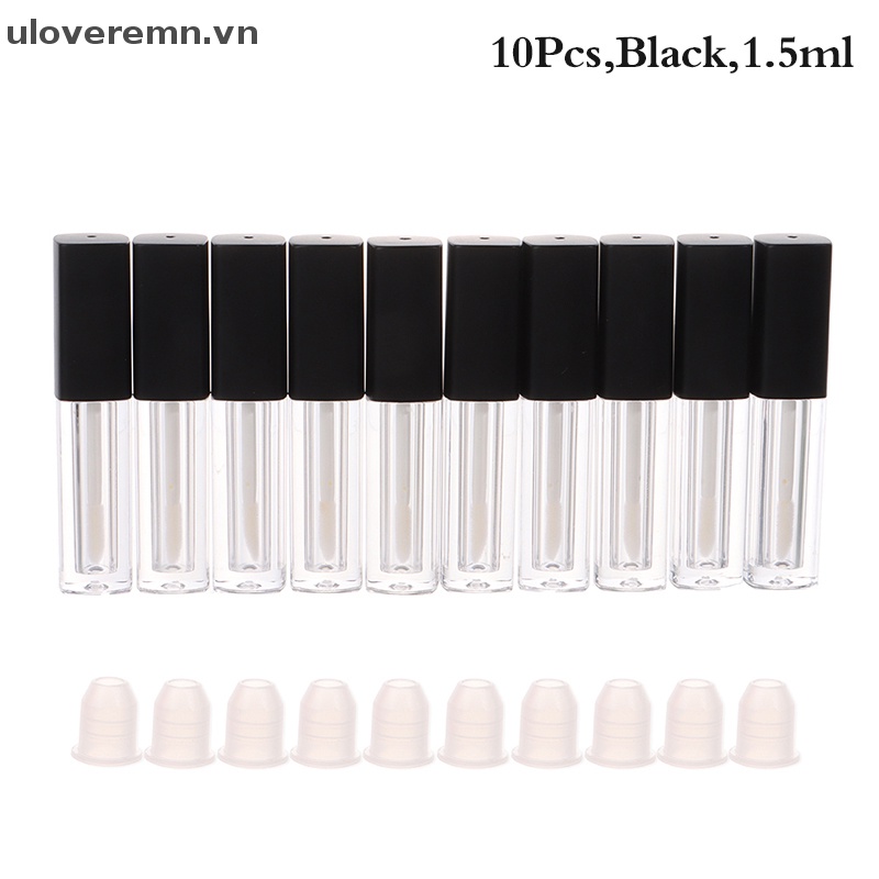 Set 10 Lọ Rỗng Trong Suốt Đựng Son Dưỡng Môi 0.8 / 1 / 1.5ML