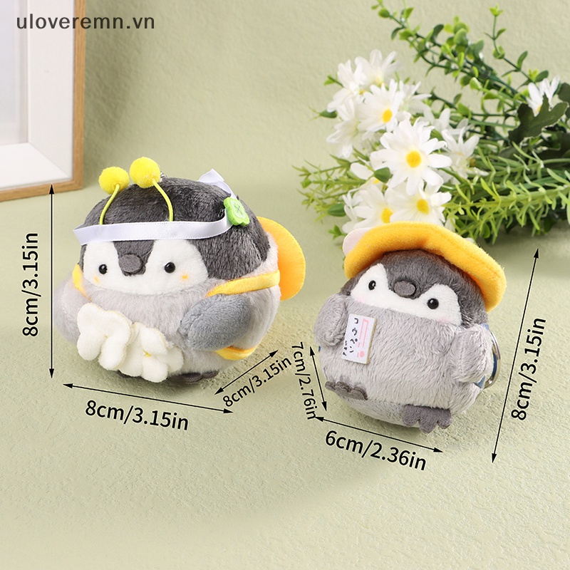 Móc Khóa Hình Chim Cánh Cụt Nhồi Bông Dễ Thương