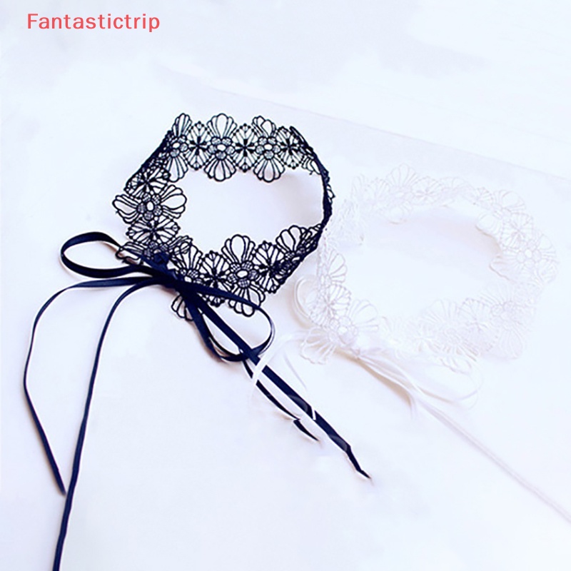 [Fantastictrip] Vòng Cổ Choker Ren Dễ Điều Chỉnh Phong Cách Gothic Ngọt Ngào Đáng Yêu Có Thể Tháo Rời Trang Sức Tiệc Cosplay Cho Nữ