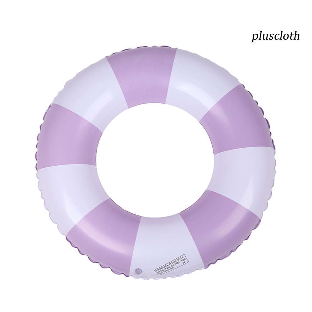 Phao Bơi Bơm Hơi Bằng PVC Dày Dặn Chống Lăn Họa Tiết Kẻ Sọc Nhiều Màu Sắc Vui Nhộn Cho Bé