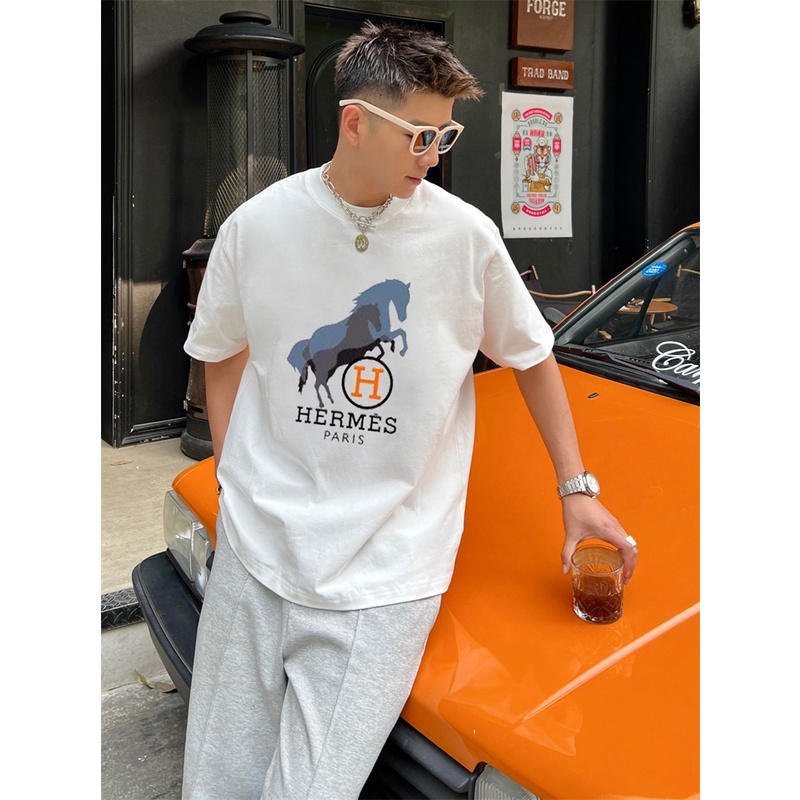 Áo Thun Unisex Cổ Tròn Tay Ngắn In Hình HER88MES &amp; - 2023