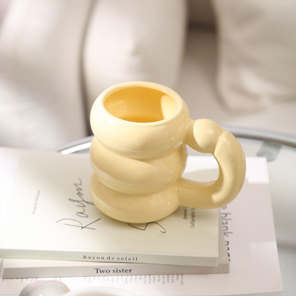 Cốc Sứ Uống Trà Cà Phê Kiểu Bắc Âu Nhiều Màu Sắc Dùng Làm Quà Tặng