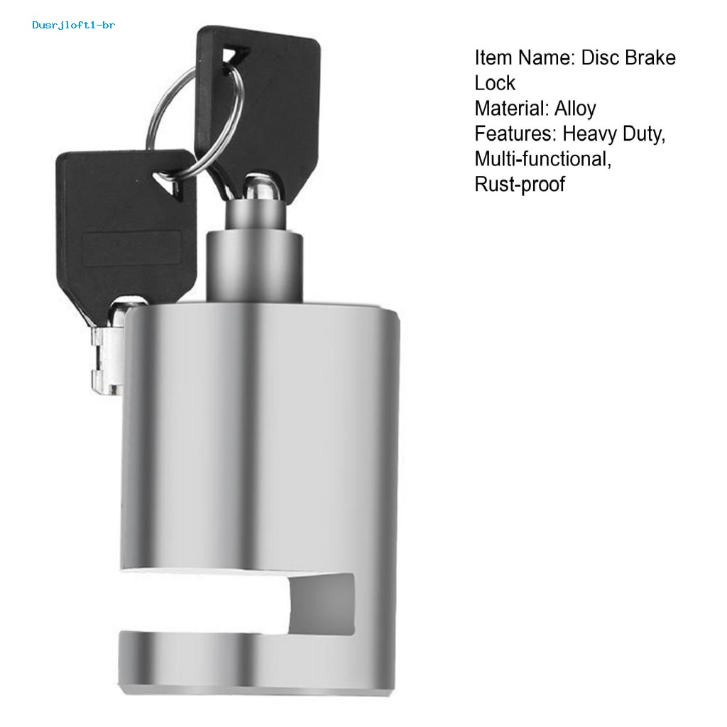 Ổ Khóa Đĩa Xe Đạp / Xe Máy Bằng Hợp Kim Chịu Lực Tốt