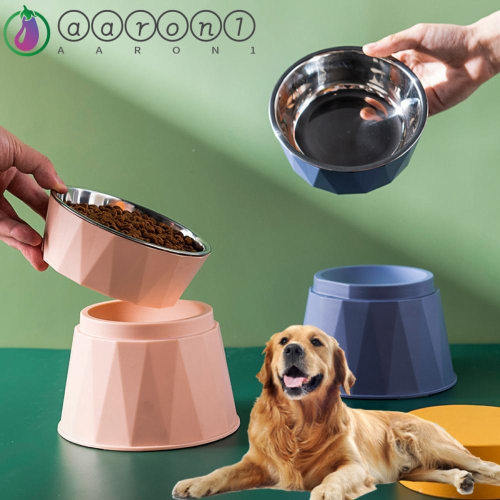Bát Đựng Thức Ăn Bằng Nhựa Sức Chứa Lớn Chống Rách Có Thể Tháo Rời Cho Thú Cưng AARON1