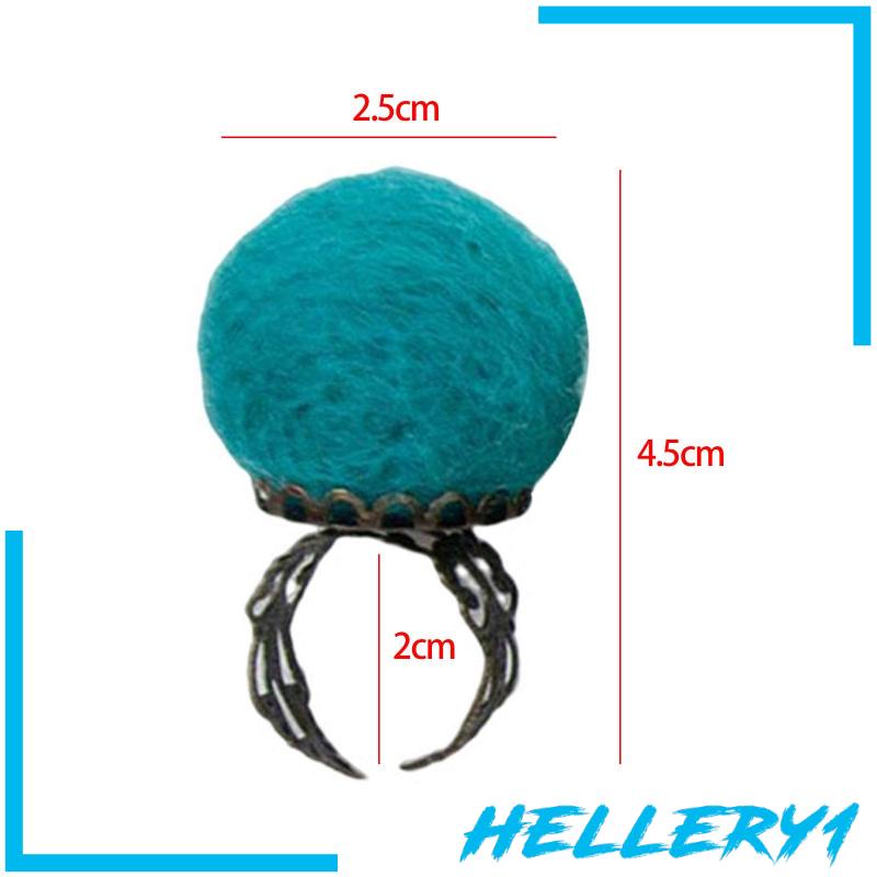 [Hellery1] 6x Đệm Nỉ May Vá Thủ Công DIY Có Thể Đeo Lại