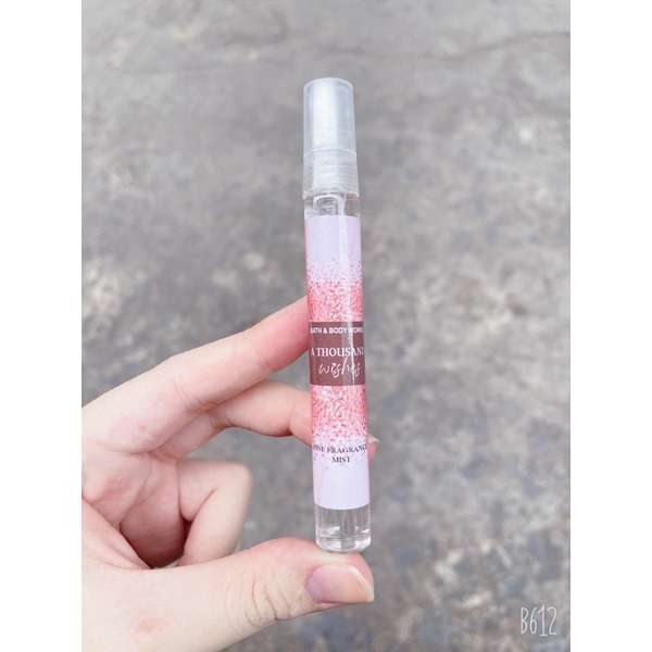 Xịt body mist 10ml lưu hương chai chiết