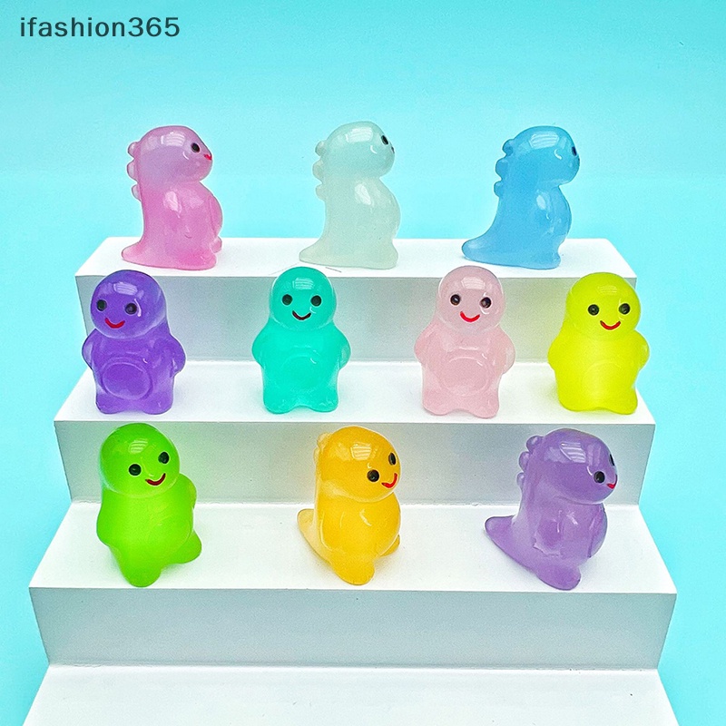 Set 2 Khủng Long 3D Phát Quang 3D Bằng Nhựa Resin Trang Trí Đa Ứng Dụng