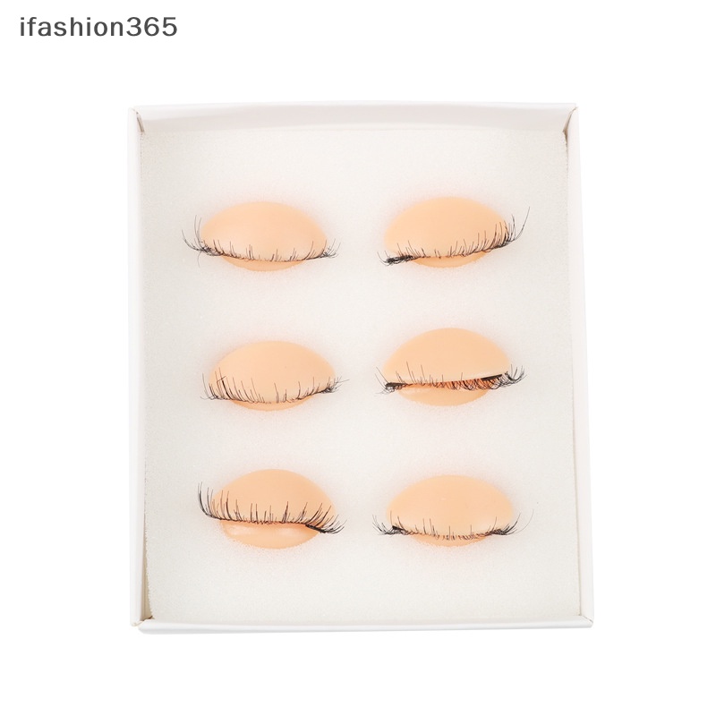 Đầu Ma Nơ Canh Silicon Luyện Tập Nối Mi Có Thể Tháo Rời ifashion365