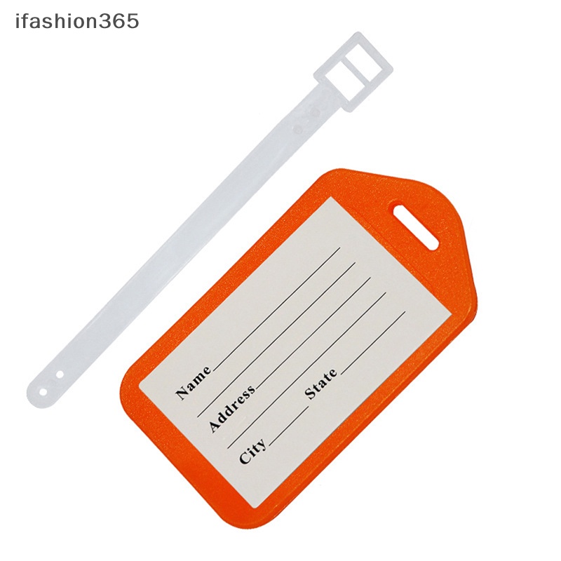 Thẻ Ghi Thông Tin Hành Lý Bằng Nhựa Dễ Thương ifashion365