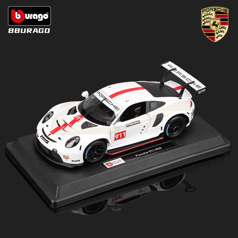 Mô Hình Xe Hơi Porsche 911 RSR LM 2020 Bằng Hợp Kim Tỉ Lệ 1 / 24 Bburago