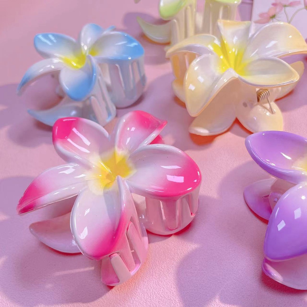 Kẹp Tóc Hình Cá Mập Đính Hoa Giả Nhiều Màu Sắc Thu Hút