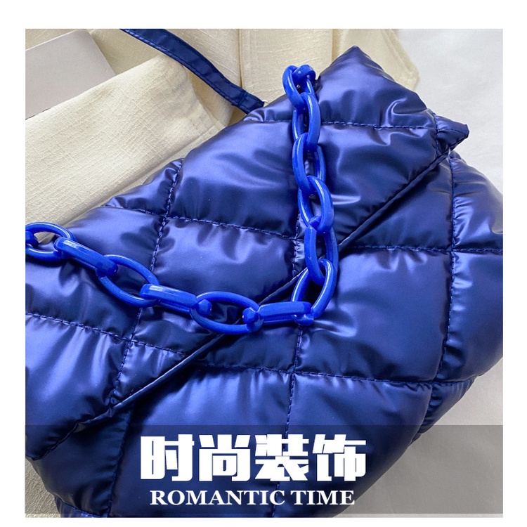 Túi Đeo JASMIN NOIR Chéo Vai Có Đệm Lót Chần Bông Nhỏ Giản Dị Dành Cho Bạn Nữ