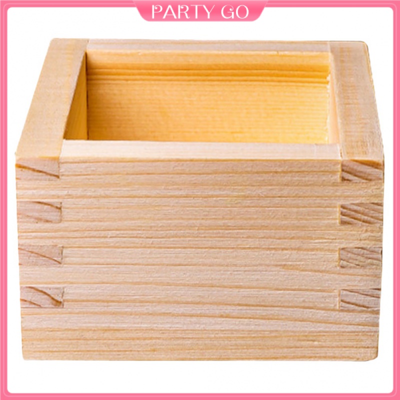 Cốc Gỗ Hinoki Masu Masu Đựng Thức Uống Tiện Lợi