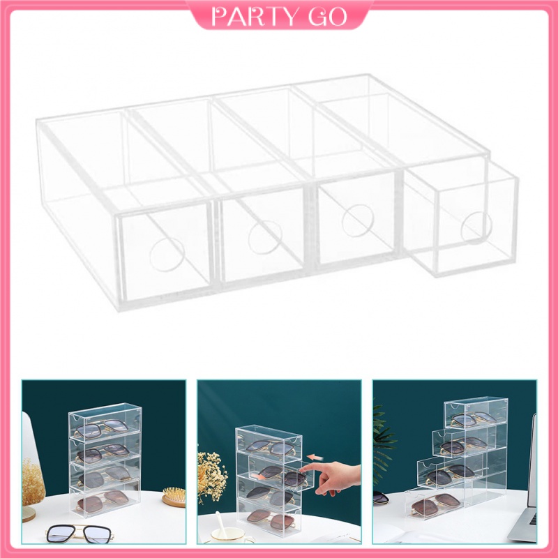 Hộp Đựng Kính Mát Bằng Acrylic Trong Suốt Tiện Dụng