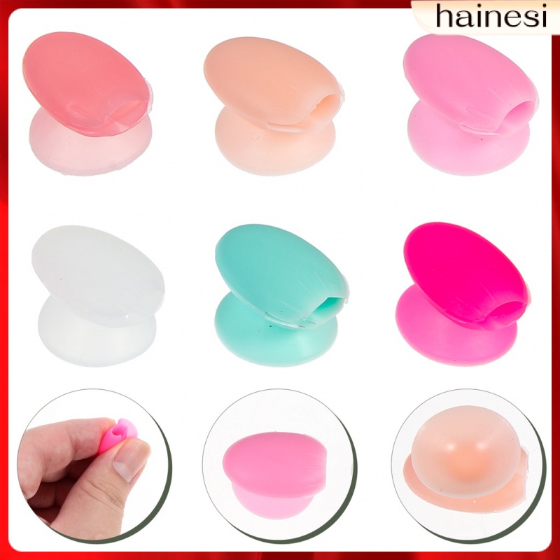 Set 6 Cọ Trang Điểm Môi Bằng Silicone Chống Thất Lạc