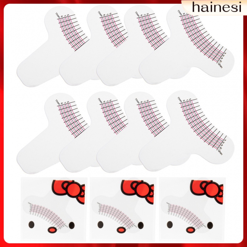 Set 10 Thước Đo Lông Mi Chuyên Dụng Cho Trang Điểm