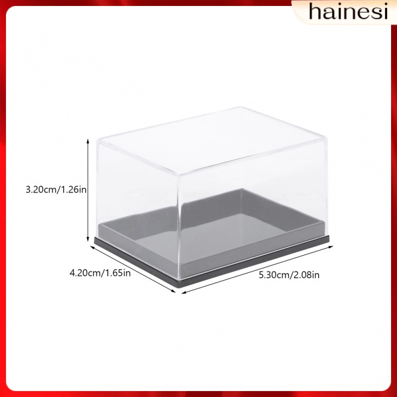 Set 6 Hộp Thủy Tinh Trong Suốt Trưng Bày Mô Hình Khối Specimen
