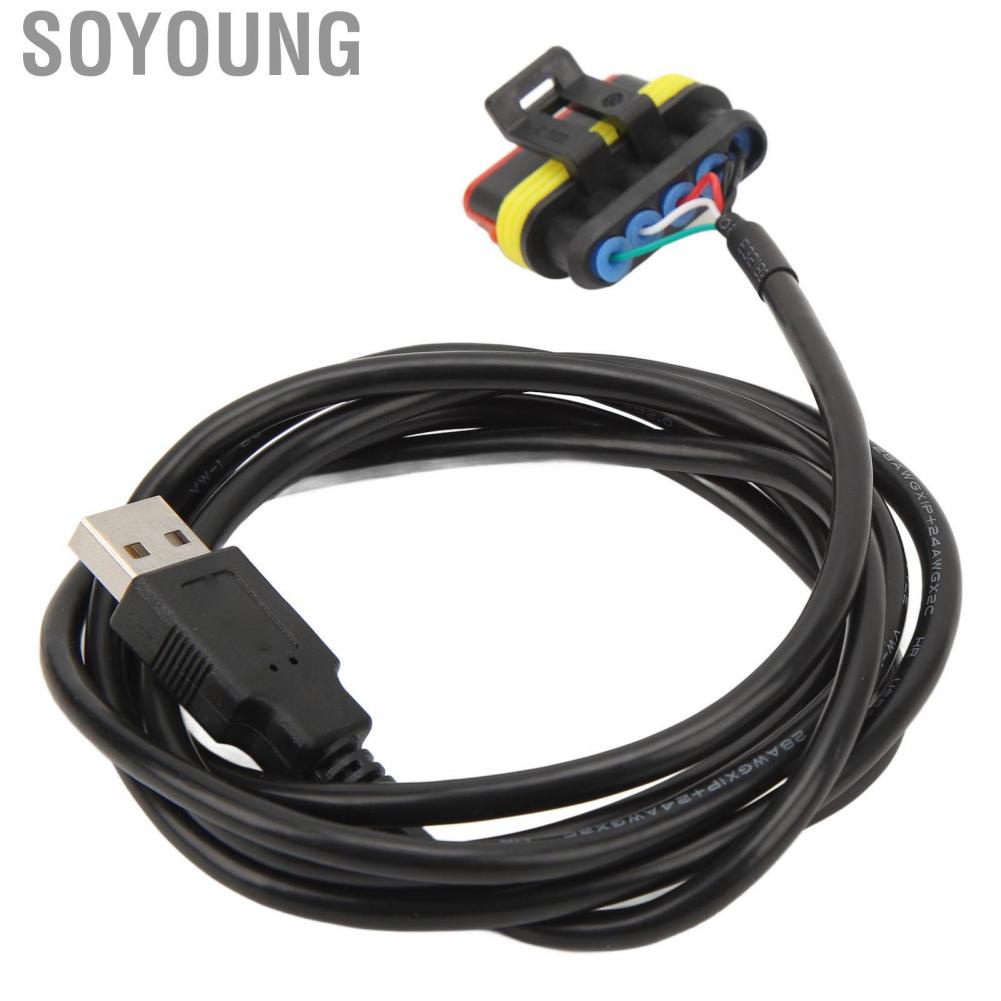 Soyoung Diagnostic Cable  Flexible USB Line 12V High Accuracy Abrasion Resistant for Electric Vehicles