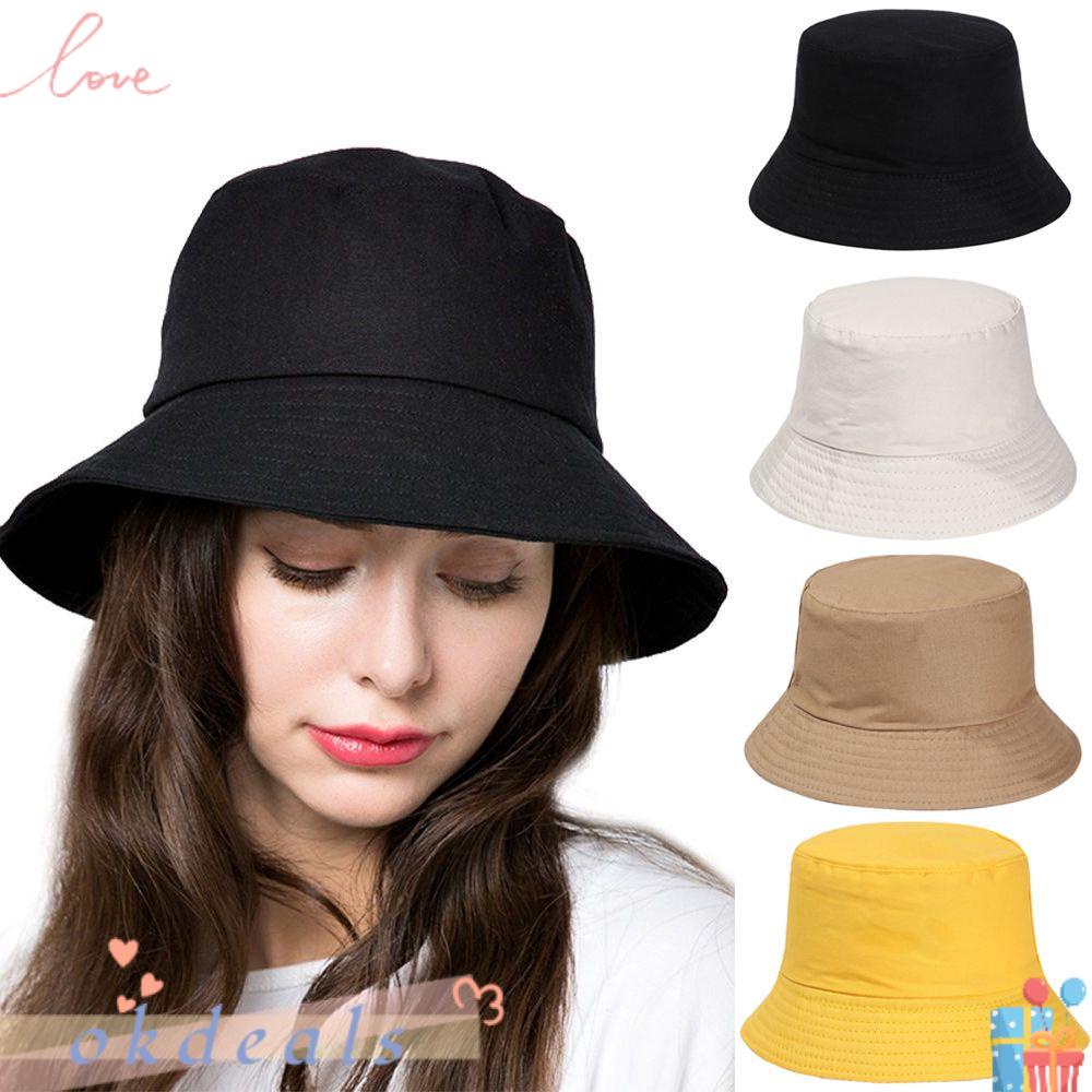 Mũ Bucket Chống Nắng / Tia UV Thiết Kế Nhỏ Gọn Thời Trang Xuân Hè Cá Tính