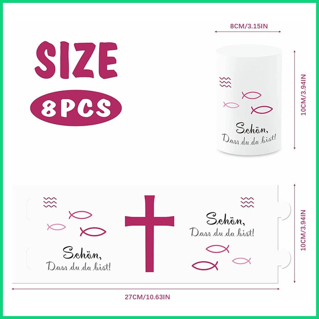 Set 8 Giá Đỡ Nến Hình Cá Trang Trí Bàn Tiệc Cưới