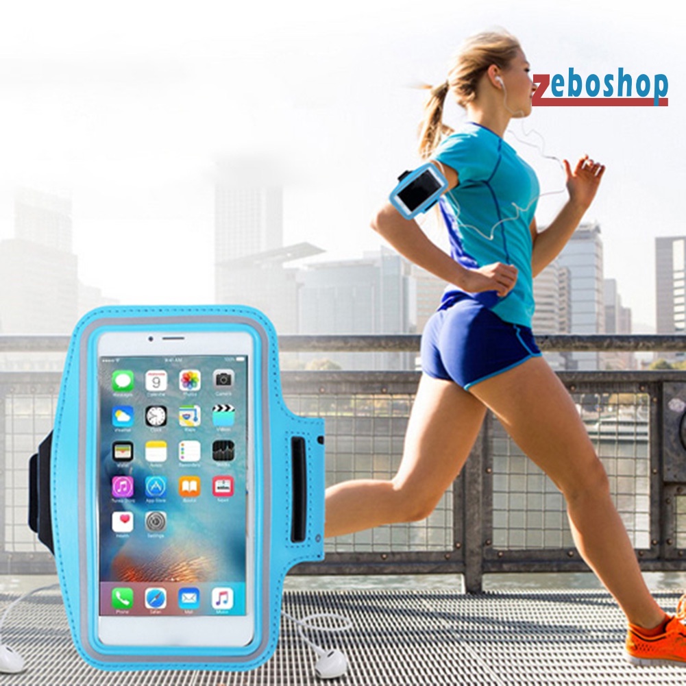 Túi Đựng Điện Thoại Đeo Cánh Tay Bằng PVC Co Giãn Chống Nước