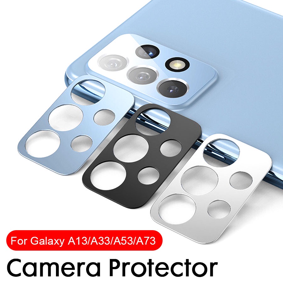 Vòng Kim Loại Bảo Vệ Camera Sau Cho Samsung Galaxy S23 Ultra A24 A34 A54 A14 A13 A23 A33 A53 A73 Z Fold4 3