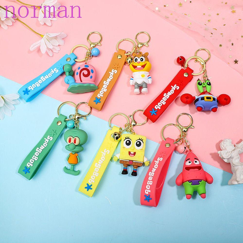 Móc Khóa Hình Búp Bê Hoạt Hình Bằng Hợp Kim Phong Cách Hàn Quốc