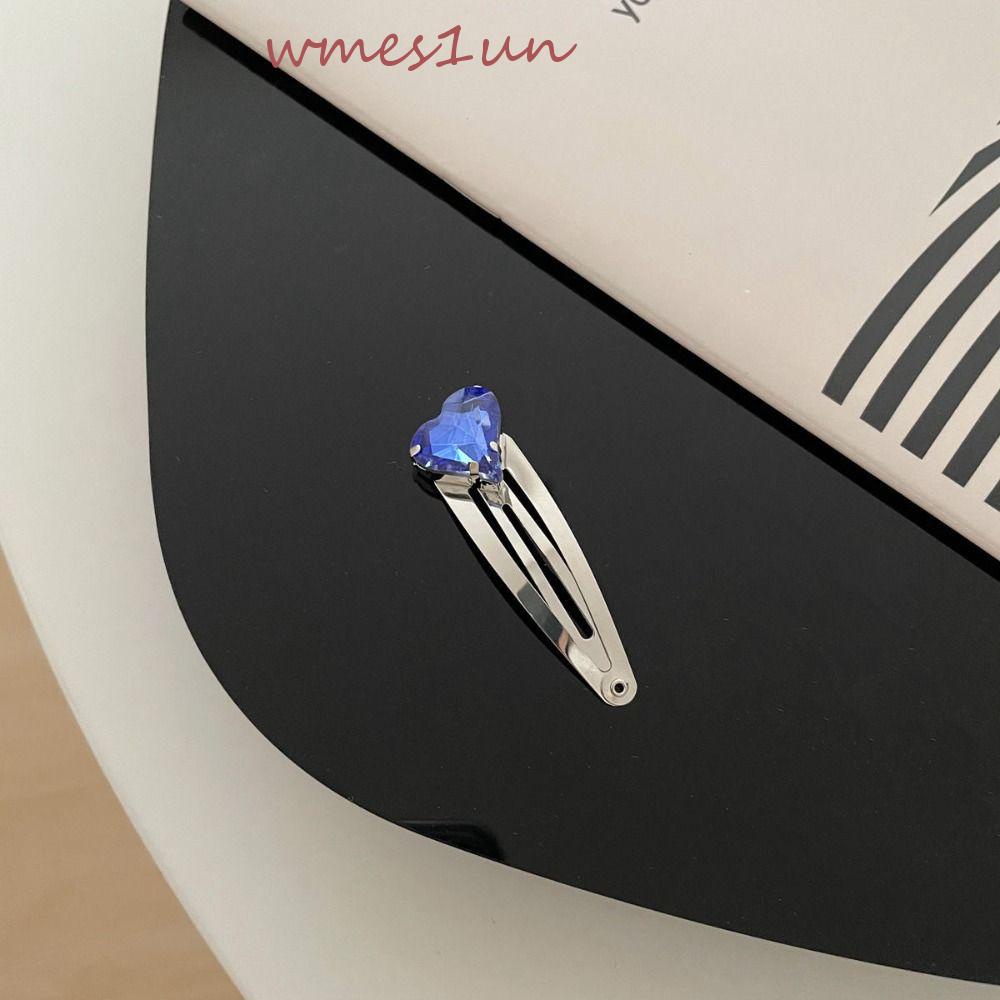 Kẹp Tóc WMES15H Bằng Hợp Kim Màu Sắc Ngọt Ngào Phong Cách Vintage Hàn Quốc|Kẹp Tóc Hình Vuông Kiểu Dáng Dễ Thương Xinh Xắn