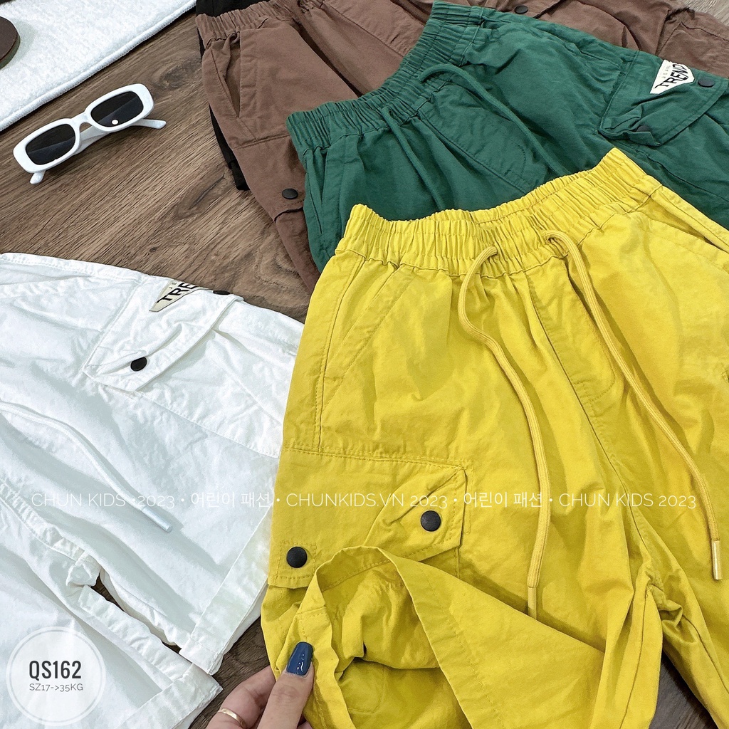 QS162 - QUẦN Short túi hộp tag Jeans Trends cho Bé
