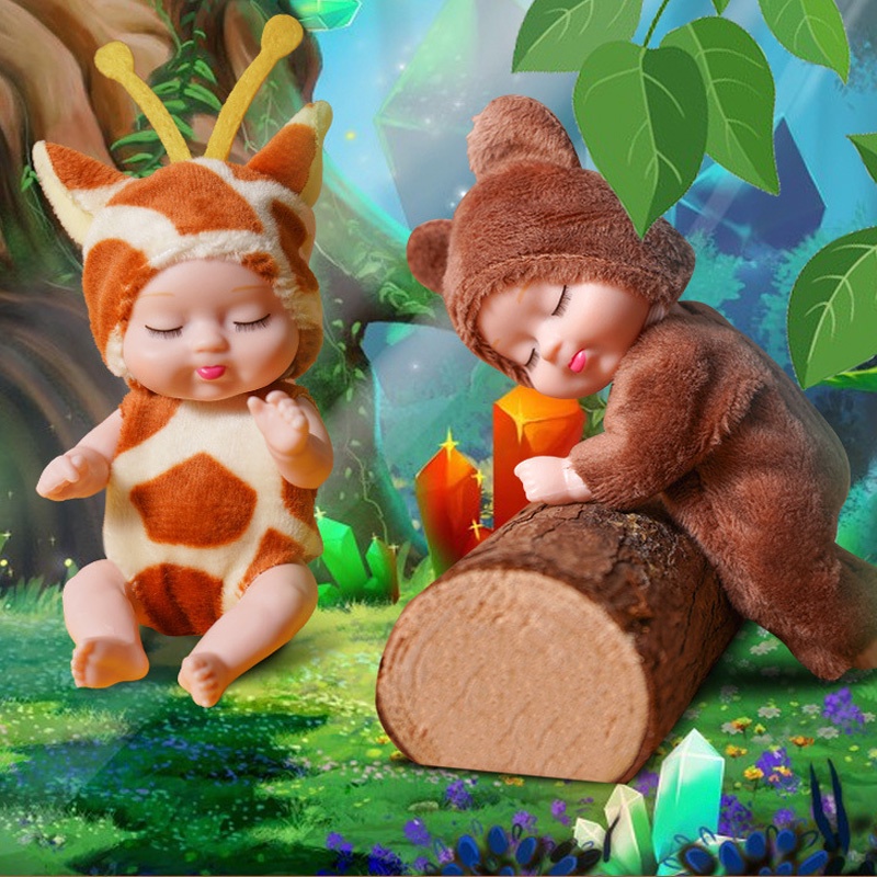 Búp Bê Em Bé Đang Ngủ Dễ Thương