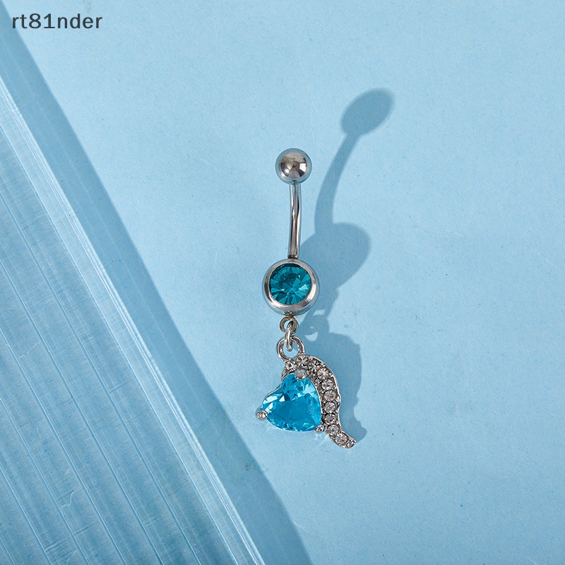 Rt Khuyên Rốn Dạng Thanh Tạ Đính Đá Zircon Gợi Cảm Chất Lượng Cao Cho Nữ n