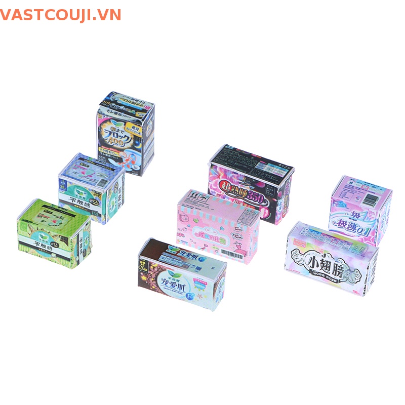 Hộp Khăn Vệ Sinh Mini Trang Trí Nhà Búp Bê Cho Bé Gái