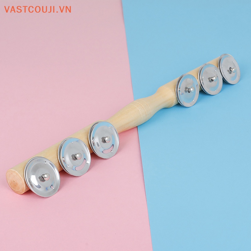 Chuông Lắc Cầm Tay Một Hàng Bằng Gỗ Đồ Chơi Giáo Dục Cho Trẻ