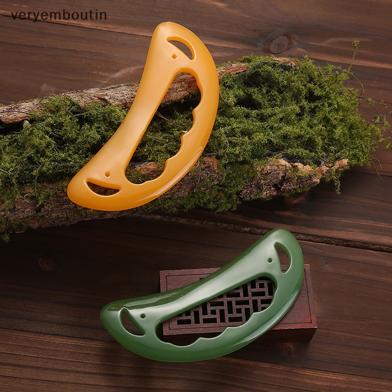 1 Đá Gua Sha Bằng Nhựa Resin Mát Xa Làm Đẹp Da Mặt