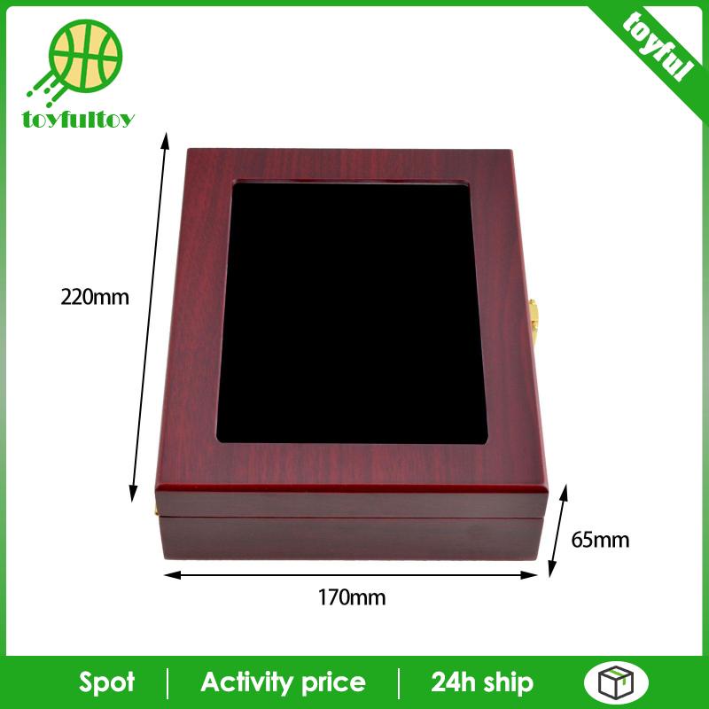 Hộp Gỗ Trưng Bày Bóng Golf 12 Lỗ Có Nắp Đậy Chắc Chắn