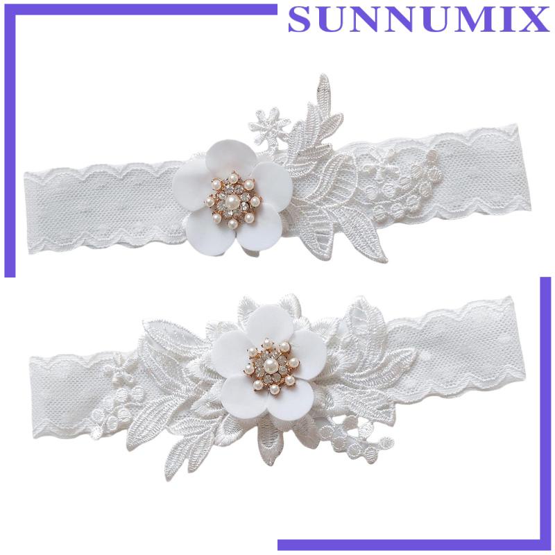 Set 2 Đai Nịt Bít Tất Ren Cho Cô Dâu / Sinh Nhật