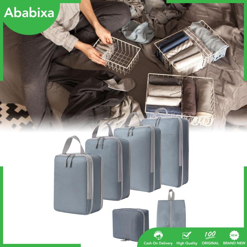 [Ababixa] Set 6 Túi Nén Đựng Đồ Dùng Cá Nhân Mang Đi Du Lịch Thoáng Khí