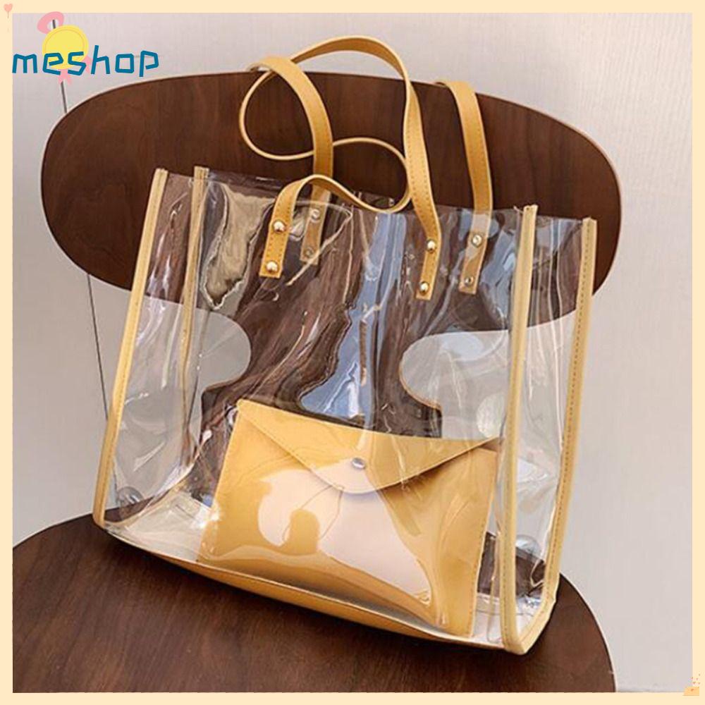 Túi Đeo Chéo Bằng PVC Trong Suốt Thiết Kế Xinh Xắn Thời Trang Hè