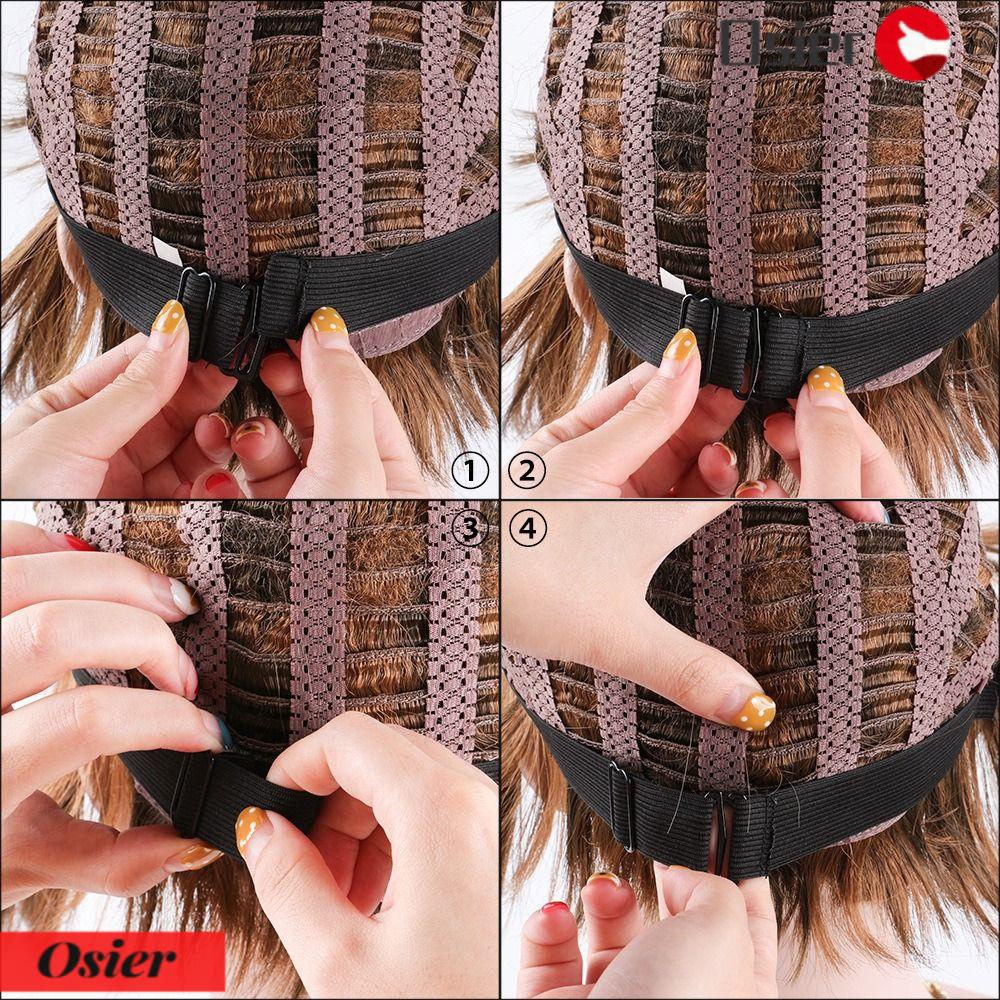 Set 1 Băng Đô Cố Định Tóc Giả 3.5Cm Màu Đen