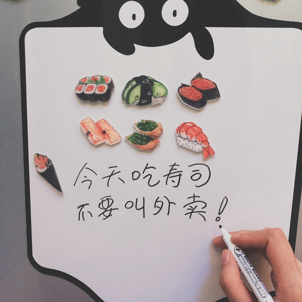 Bảng Ghi Chú Dán Trang Trí Tủ Lạnh Sáng Tạo Note