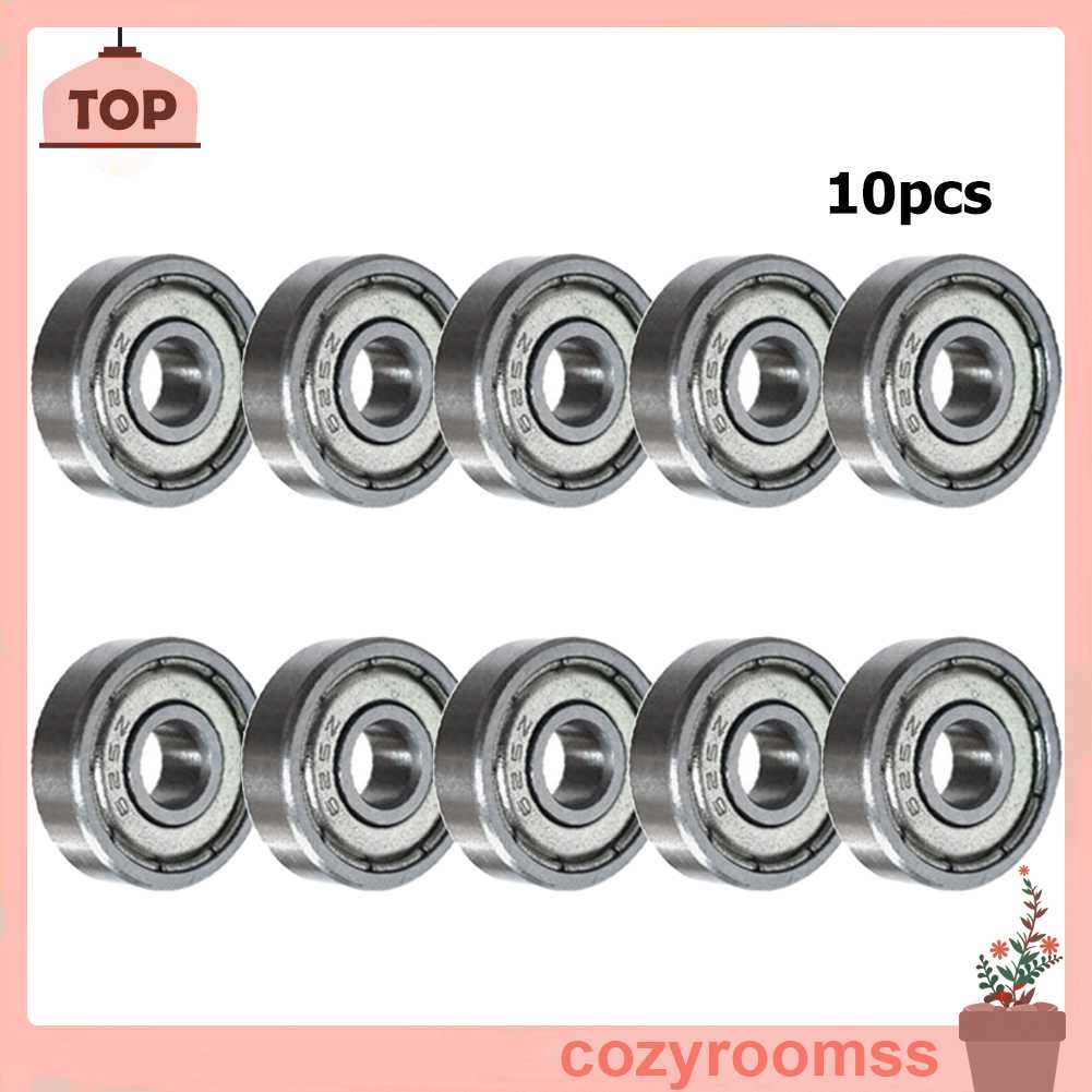 Set 10 Ổ Bi 5x16x5mm 625ZZ Bằng Thép Cacbon Cho Xe Scooter