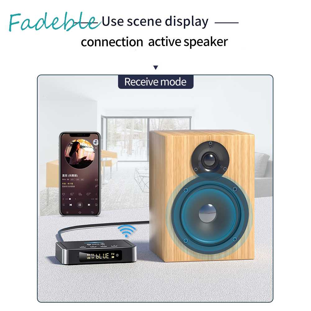 Thiết Bị NhậN TruyềN Âm Thanh Bluetooth 5.0 NFC 3 Trong 1 Chuyên DụNg Cho Gia ĐìNh