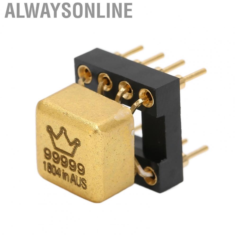 Alwaysonline Single OP AMP HDAM99999SQ Round  Quality Amplifier Board for CD Active Filter Sonar