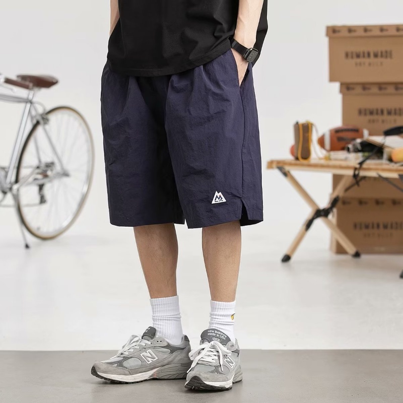 Quần Short Thể Thao Xếp Ly Phong Cách Nhật Bản Chống Thấm Nước Thời Trang Mùa Hè Cho Nam