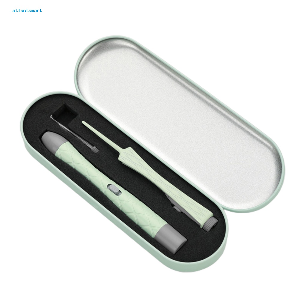 Túi Đựng Đồ Dùng Cao Cấp Tiện Dụng| 1 Bộ Dụng Cụ Lấy Ráy Tai Bằng Thép Không Gỉ Có Thể Tái Sử Dụng Pin Sạc USB
