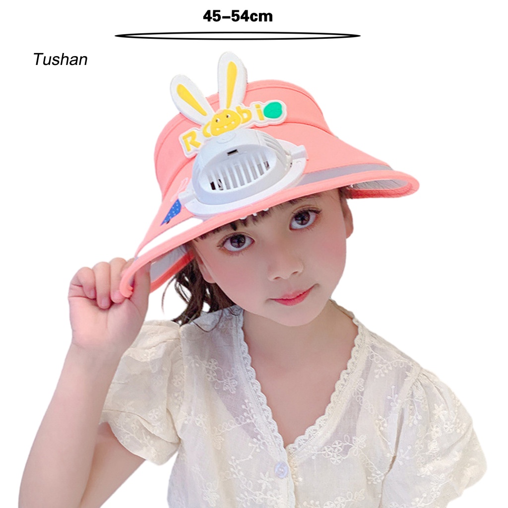 Mũ Vành Rộng Chống Nắng / Tia UV Họa Tiết Hoạt Hình Dễ Thương Cho Bé