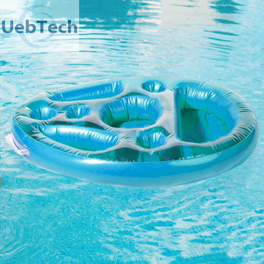 Khay Nổi Bằng PVC Bền An Toàn Cho Bàn Tiệc Bãi Biển Mùa Hè